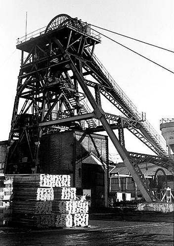 Betteshanger Colliery in 1989, the year it closed